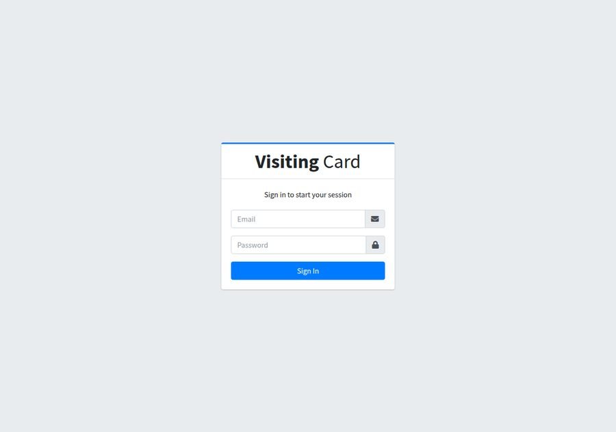 My Digital Visiting Card