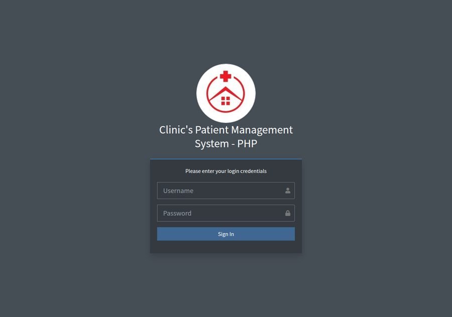 Clinic's Patient Management System
